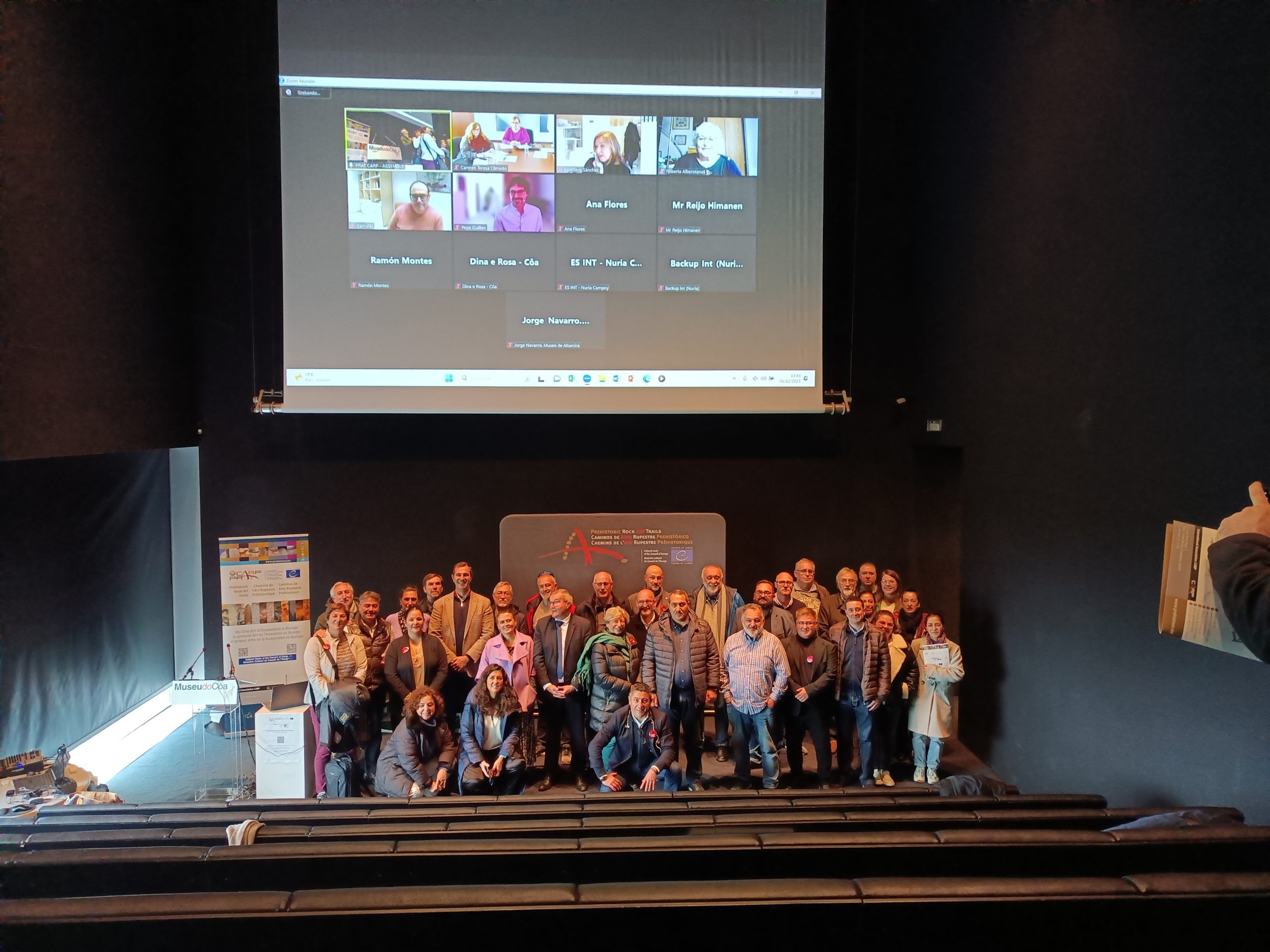  Caminos de Arte Rupestre Prehistórico celebró su asamblea anual en el Museo de Coa